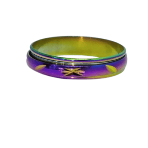 Stainless Steel Rainbow Engraved Pattern