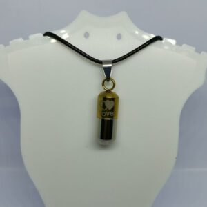 Gold Love Heart Memories Locket Time Capsule Pendant Ash Picture Holder Mini Keepsake Necklace Pendant