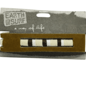 Earth and Surf Vegan Tan Suede with Tan and Cream Cotton Bracelet