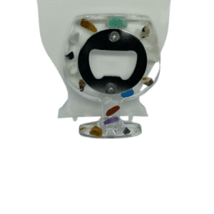 Wine / Gin Glass Bottle Opener with Gemstone Chips