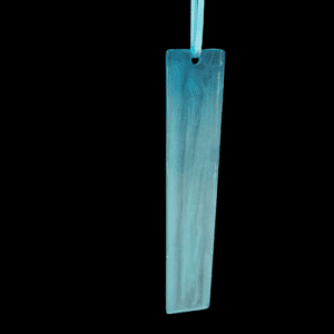 Turquiose Coloured Book Mark with Ribbon