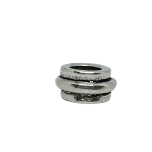 Silver Coloured Wide Holed Simple Ring Charm Pendant Ideal For Charm Bracelets