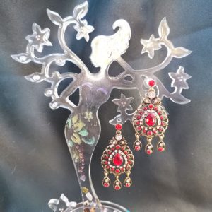 Indian Bohemian Style 3 Piece Jewellery Necklace Earring Hair Piece Set